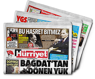 Hürriyet Gazetesi, gazete kapağı, atatürk, ilan servisi, vefat ilanı, anma ilanı, teşekkür ilanı, başsağlığı ilanı, gazeteye ilan ver